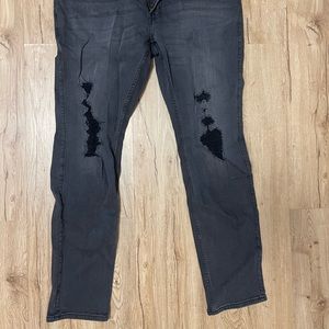 Hollister Black Ripped Jeans NWOT